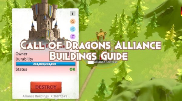 Call of Dragons Alliance Buildings Guide