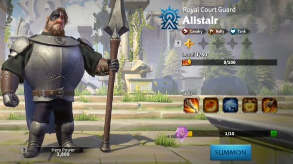 Alistair Talent Tree Build Guide in Call of Dragons