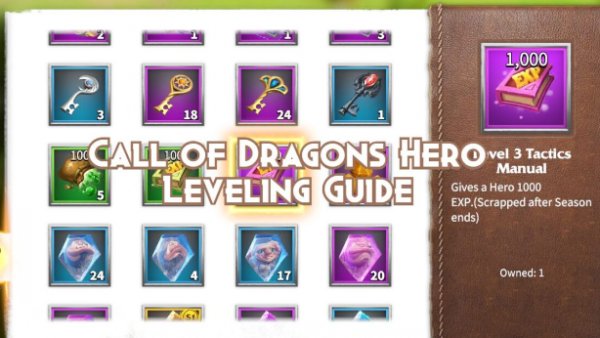 How To Level Up Heroes Fast In Call of Dragons