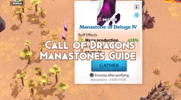 Call of Dragons Manastones Guide 