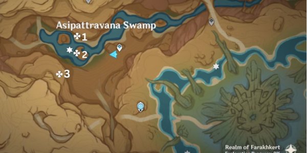 How To Solve Genshin Impact Luxurious Chest Puzzle In Asipattravana Swamp