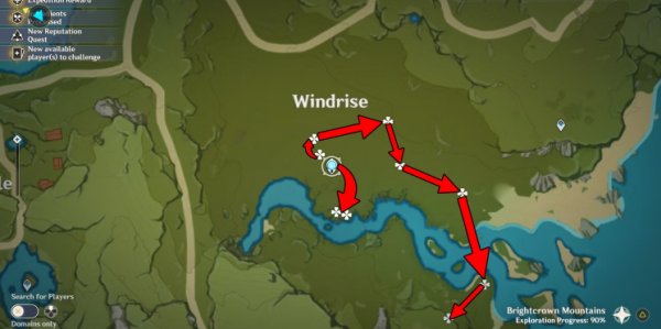 Windwheel Aster Locations in Genshin Impact