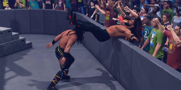 How To Slam An Opponent Through The Barricade In WWE 2K23