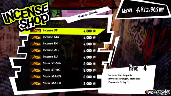 How To Use Lockdown and Incense In Persona 5 Royal