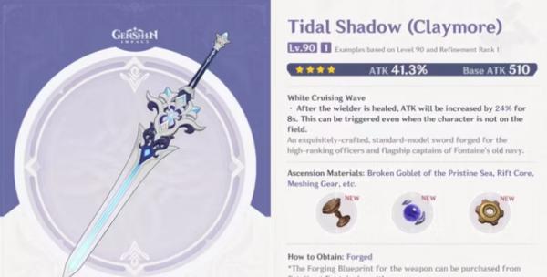 Best Weapons For Freminet In Genshin Impact