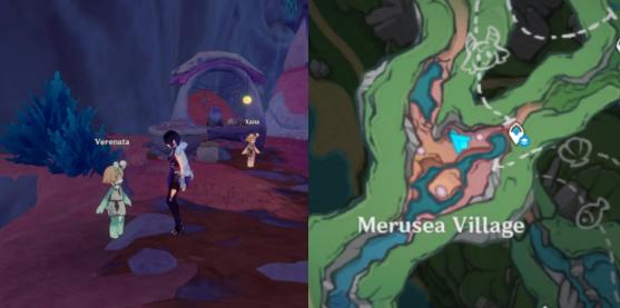 Genshin Impact: How To Remove The Red Barrier In Underwater Merusea Village (Echoes Of The Ancient Quest)