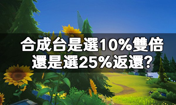 Genshin Impact Crafting Table Choose 25% Chance of Refund or 10% Chance of Double