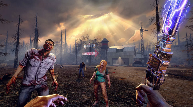 Open world zombie survival game 