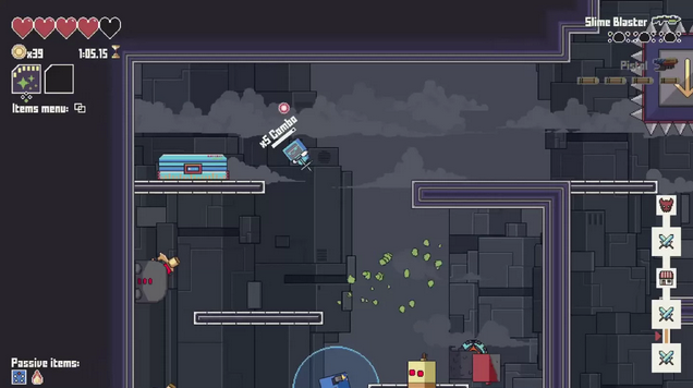 Student team develops 2D bounce action Pogo Rogue Open Steam for free Early access