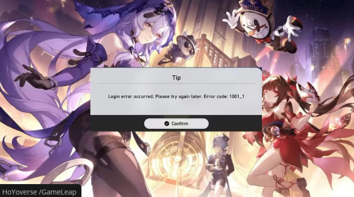 How to Fix Error Code 1001_1 in Honkai Star Rail