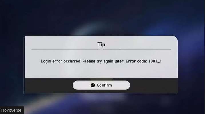 How to Fix Error Code 1001_1 in Honkai Star Rail