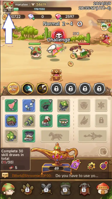 Legend of Mushroom codes for April 2024