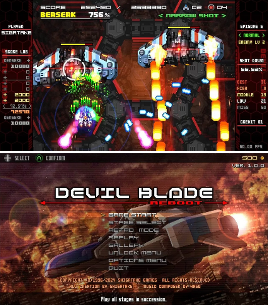 Devil Blade Reboot: Classic Vertical Shooter Remake Lands on Steam May 24th