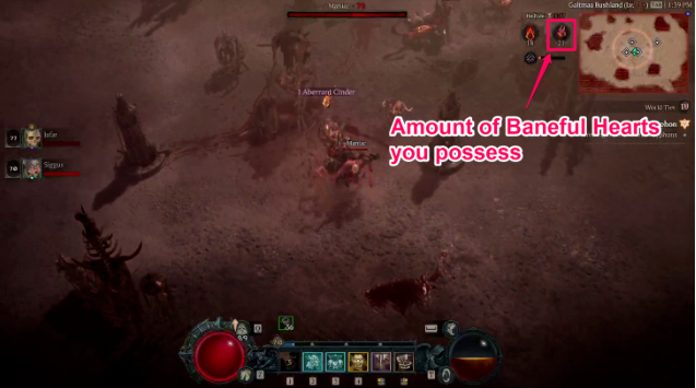 How to Get Baneful Hearts in Diablo 4 (D4)