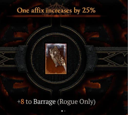 Is it lucky to increase the probability of 5 affixes by 25% for the first time in Diablo 4?