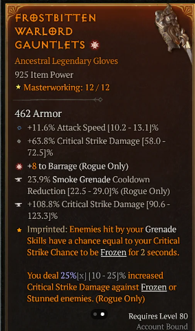 Is it lucky to increase the probability of 5 affixes by 25% for the first time in Diablo 4?