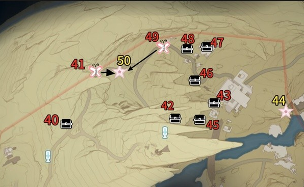 Wuthering Waves : 100% Exploration Markers for Barrenstone Highlands